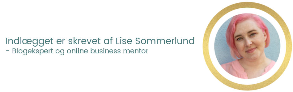 Lise Sommerlund blogekspert og blogger