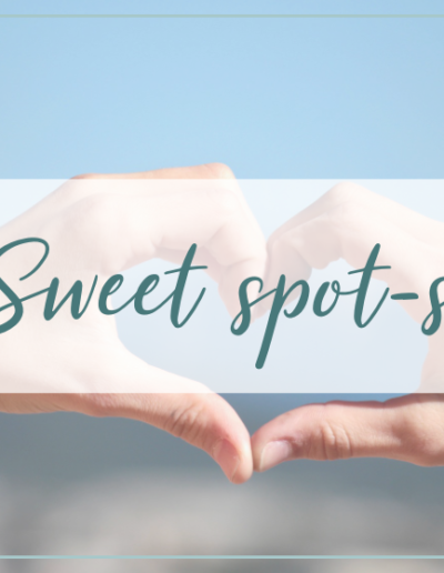 My-sweet-spot-serien Hænder danner et hjerte. My sweet spot serien.