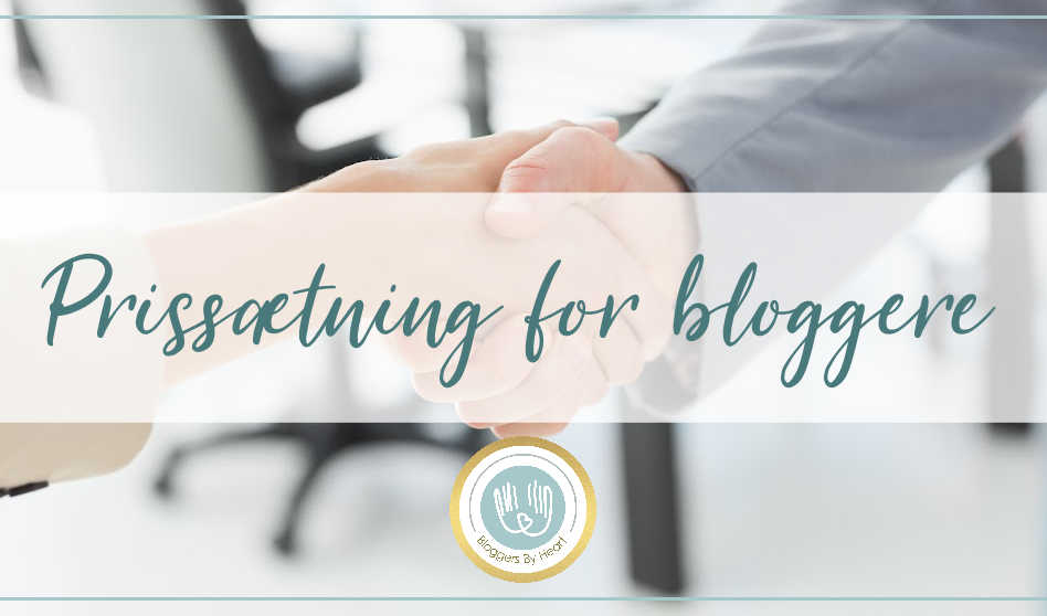 Prissætning for bloggere håndtryk mellem blogger og virksomhed