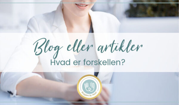 professionel blogger skriver en artikel på sin laptop
